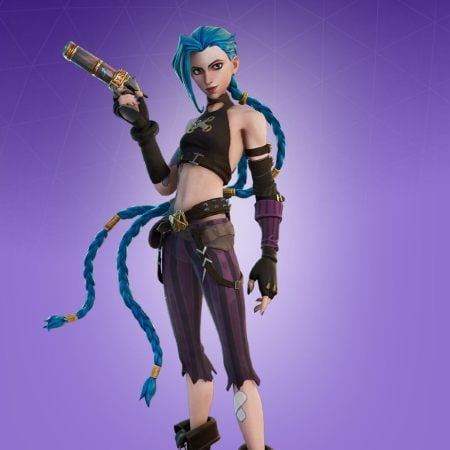 League of Legens x Fortnite Arcane Jinx skin