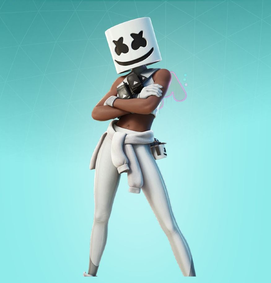 marsha fortnite white outfit