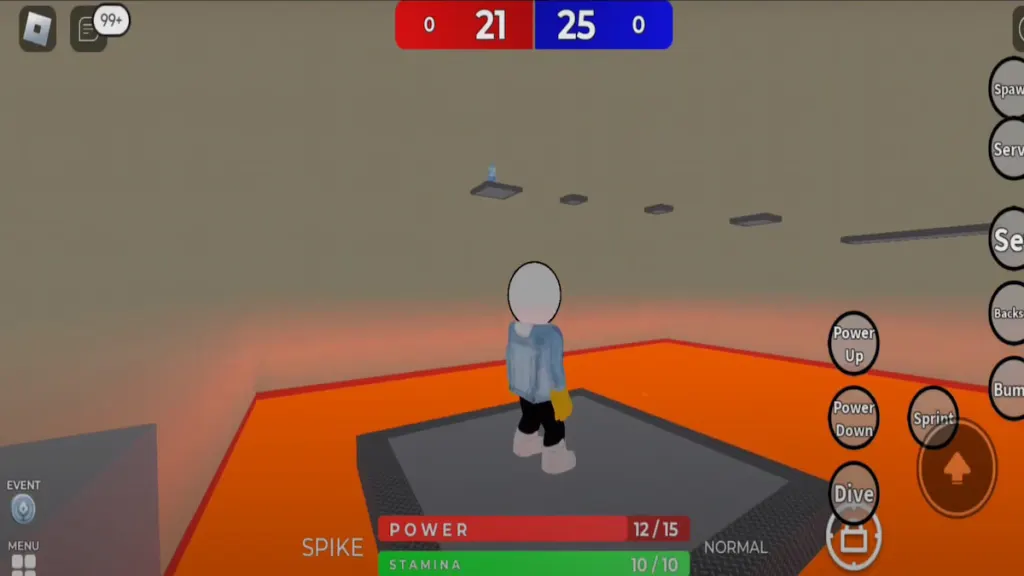 A Shine Location in Roblox Volleyball 4.2